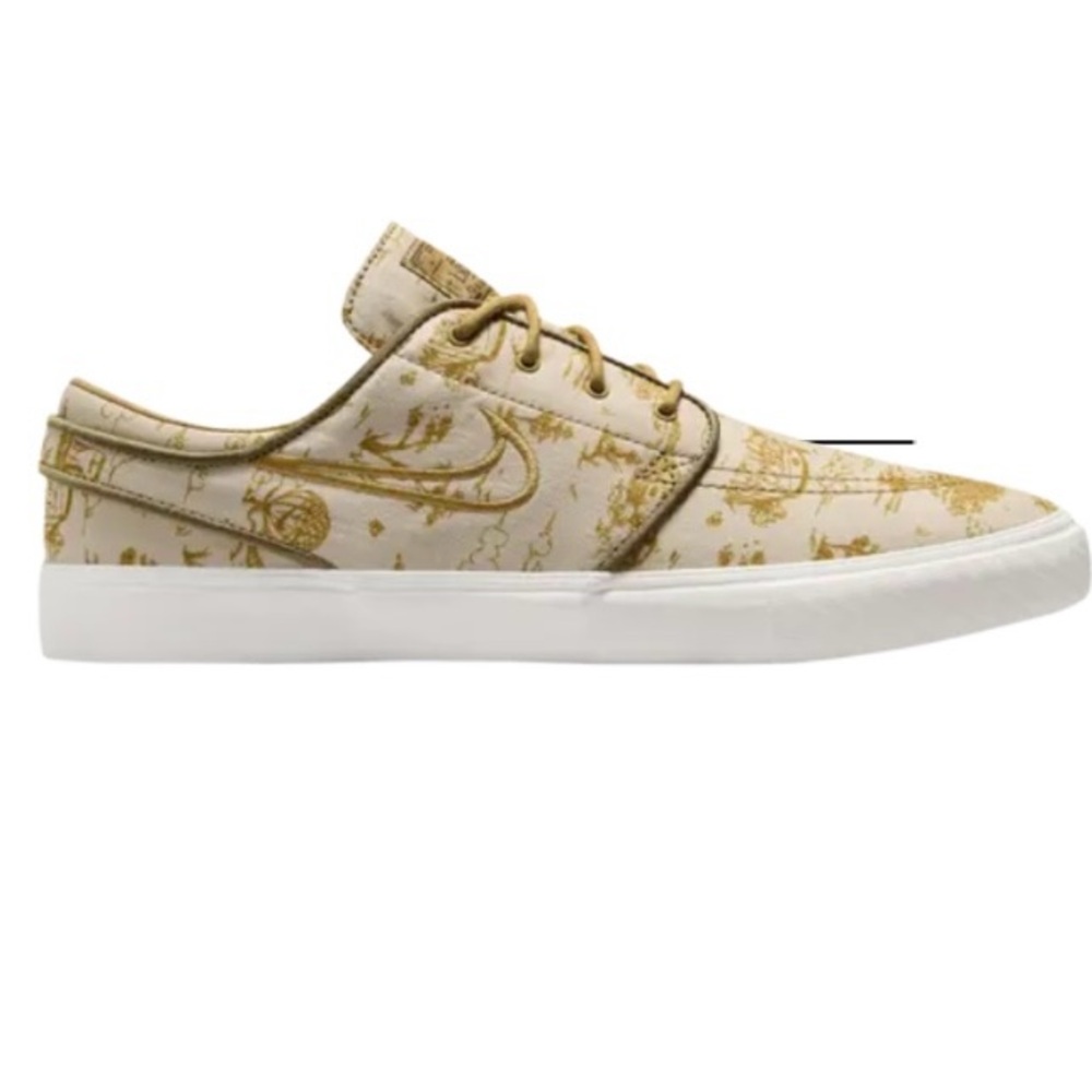 Nike SB Zoom Janoski OG+ PRM in Gold and Sail